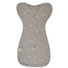Honeybears Inbakerslaapzak – Slaapzak baby – Inbakerdoek baby - Swaddle up – Lichtgrijs met witte sterretjes – 0 tot 3 maanden - 60 cm - TOG 1.0