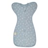 Honeybears Inbakerslaapzak – Slaapzak baby – Inbakerdoek baby – Blauw met wit – Swaddle up - 0 tot 3 maanden - 60 cm – TOG 1.0