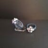 Kristallen ring van hoge kwaliteit - handgemaakt - 
