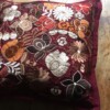 Mexicaanse kussenhoezen, bruine, regio Chiapas, mexicaanse textiel, mexicaanse decoratie, mexicaans ontwerp.