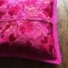 Mexicaanse kussenhoezen, licht roze, regio Chiapas, mexicaanse textiel, mexicaanse decoratie, mexicaans ontwerp.