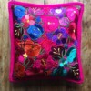 Mexicaanse kussenhoezen, roze, regio Chiapas, mexicaanse textiel, mexicaanse decoratie, mexicaans ontwerp.