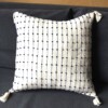 Mexican cushion cover, funda para cojin en telar, mexican textil decoration, mexican fabrics, mexican design.