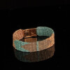 Miyuki beads geweven armband | verwisselbare magneetsluiting