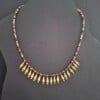 Natuursteen chrysoprase authentieke ketting - Amfora