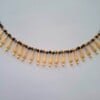 Natuursteen chrysoprase authentieke ketting - Amfora