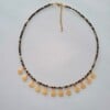 Natuursteen chrysoprase authentieke ketting - Kleopatra