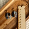 Oorbellen | Jenny warm marble