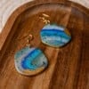 Oorbellen | Stevie Blue Agate