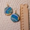 Oorbellen | Stevie Blue Agate