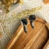 Oorbellen | Tony warm marble