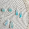 Oorbellen | Trix Frosted Lagoon
