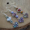 Subtiel & Boho, Valentijns oorbellen met kralenhartjes