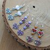 Subtiel & Boho, Valentijns oorbellen met kralenhartjes