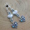 Subtiel & Boho, Valentijns oorbellen met kralenhartjes