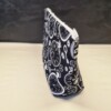 Handgemaakte toilettas / make-up tas Timeless met vintage klokken print
