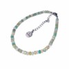 Armband amazoniet stainless steel