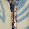Blauwe gilet van vintage wollen deken