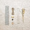 DIY pakket - Droogbloemen met vilt - geel