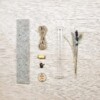 DIY pakket - Droogbloemen met vilt - paars