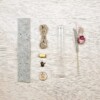 DIY pakket - Droogbloemen met vilt - roze