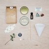 DIY pakket - Kaars met edelsteen en geurolie - Kerst