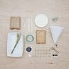 DIY pakket - Kralenkaarsje met geurdecoratie - pine