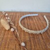 Diadeem met een gouden glitter