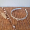 Diadeem met een gouden glitter