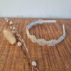 Diadeem met een gouden glitter