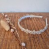 Diadeem met een gouden glitter