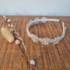 Diadeem met een gouden glitter