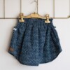 Donkerblauw kinderrokje met kant