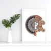 Durga mandala - Art print (A5 en A4)