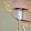 Echte parel en hematiet ring
