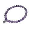 Elastische armband amethist op maat gemaakt