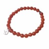 Elastische armband carneool op maat gemaakt
