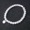 Elastische armband rozenkwarts op maat gemaakt