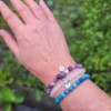 Elastische armband rozenkwarts op maat gemaakt