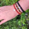 Elastische armband tijgeroog op maat gemaakt