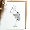 Geboortekaart ooievaar