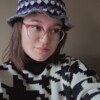 Gehaakte bucket hat 'Night sky'