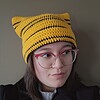 Gehaakte muts 'Harry Potter Hufflepuff house'