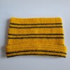 Gehaakte muts 'Harry Potter Hufflepuff house'
