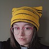 Gehaakte muts 'Harry Potter Hufflepuff house'
