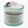 Geurkaars met edelstenen - Wonder onderweg! 5cm