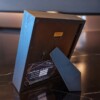 Gouden klaver 23ct goud verguld kunstwerk in lijst