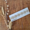 Haarbandje goud doorlopend met hartjes of bloemen