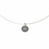Halssnoer - gepersonaliseerde hanger - zilver