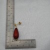 Handgemaakte Polaris oorbellen - bordeaux rood